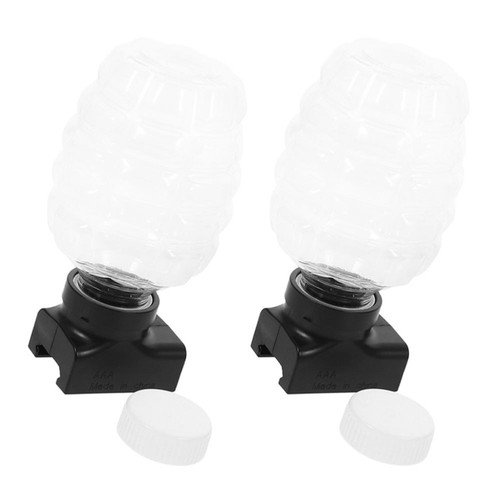 2 Sets Plastic Refill Beads Bottles Plastic Storage Bottles Toy Refill Beads