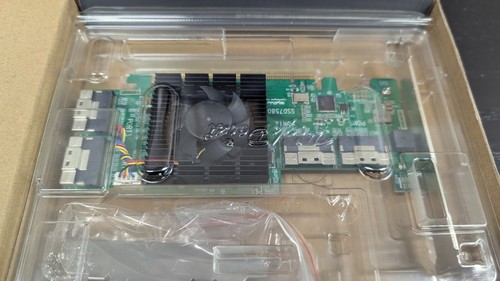 Highpoint SSD7580A - 8xPort U.2 PCIe 4.0 NVMe Raid Controller