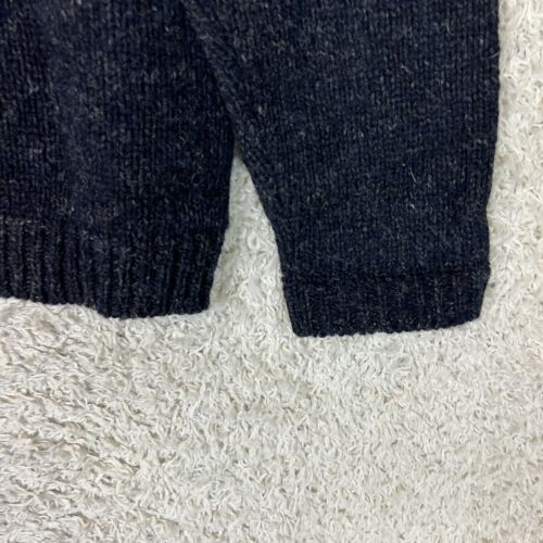 VTG Abercrombie & Fitch Wool Heavy Knit Pullover Sweater Mens Medium V Neck - Picture 5 of 7