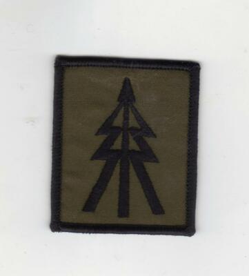 OLIVGRÜNES/GEDÄMPFTES RECCE BAUMABZEICHEN AUFKLÄRUNGSZUG TRUPPE TRF