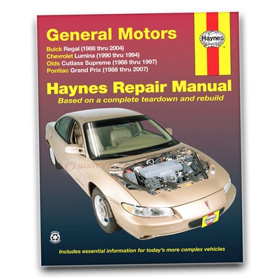Haynes Repair Manual Para 1988 1996 Oldsmobile Cutlass Supreme Shop Servicio Ub Ebay