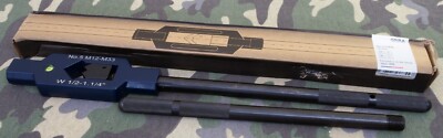 GSR Tap Holder No:5 size for M12-M33 taps, solid steel, with bubble level
