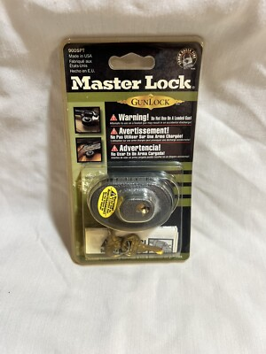 #ad Gun Trigger Lock “MASTER LOCK” 90DSPT Brand New In Original Packaging 2 Keys $14.95