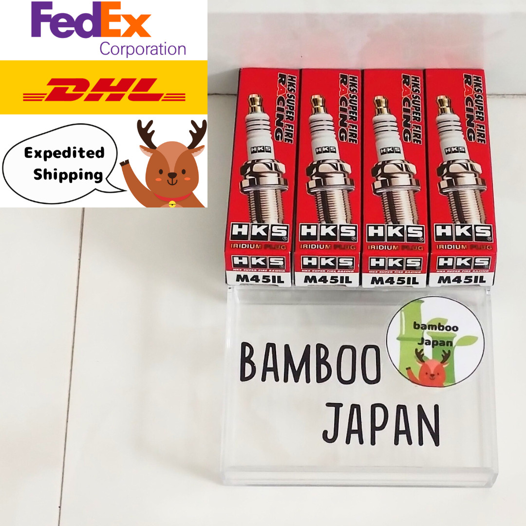 HKS 50003-M45iL Super Fire Racing Plug 4pcs Long Reach Authentic New from Japan