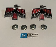 1967 1968 NEW U.S.A MADE GM FIREBIRD FENDER BIRDS EMBLEMS PAIR 68 69 **PAIR**