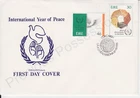 IRELAND EIRE CORKCOIN FDC FIRST DAY COVER 1986 INTERNATIONAL YEAR OF PEACE
