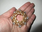Vintage Estate Costume Jewelry Brooch - Pinback