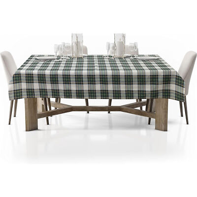 Christmas Table Cover Masters Cotton Scottish Tartan Tablecloth 12 Seater 6248