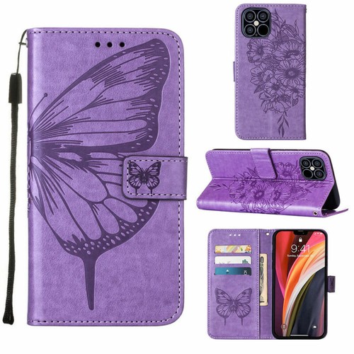 Butterfly Flip Wallet Leather Phone Case For iPhone 11 12 13 Pro Max XR XS 7 8 - 第 7/68 張圖片