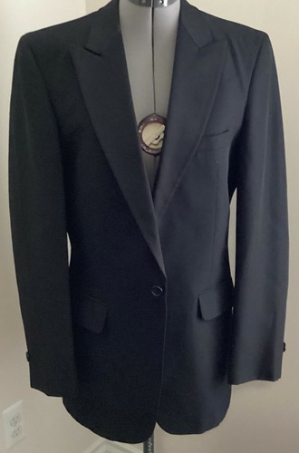 black tux tuxedo lined jacket 