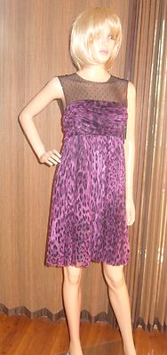 strapless open back dress Dolce & Gabbana Deadstock Vest With Purple Leopard Print With Tags Attached  – Modig
