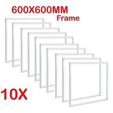 10X Led Panel Light Frame 600X600MM 50W Square Decor Lights Flat With Driver