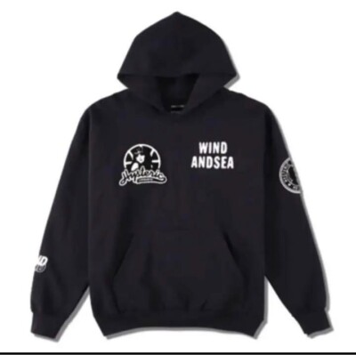Used Hysteric Glamour × WIND AND SEA Collaboration Hoodie, L Used Hysteric Glamour × WIND AND SEA Collaboration Hoodie, L
