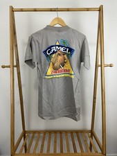 VTG 80s Camel Pro Joe 75th Birthday 1988 Thin RARE Gray T-Shirt Size M