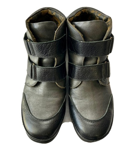 Black And Gray Ankle Boots EUR 
