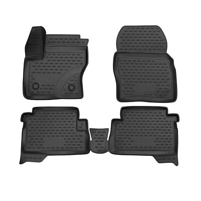 OMAC Floor Mats For Honda Pilot 2009-2015 Car Mats All Weather 3D Custom Fit Rubber Mat Waterproof Odorless TPE Floor Liners Laser Measured Non-Slip (Black), Floor Mats & Cargo Liners - Canada - Foto 8