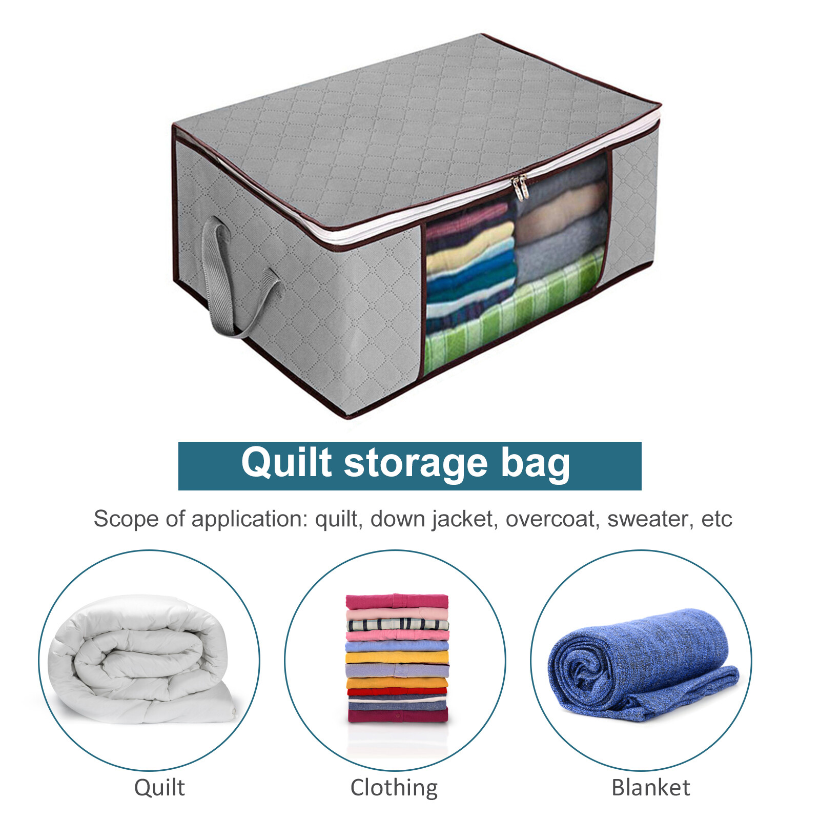 Non-woven Blanket Sorting Bag Waterproof Quilt Clothes Storage Case ...