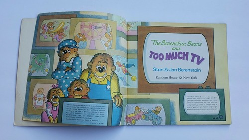 THE BERENSTAIN BEARS AND TOO MUCH TV VINTAGE 1984 BOOK BY JAN & STAN BERENSTAIN - Bild 5 von 12