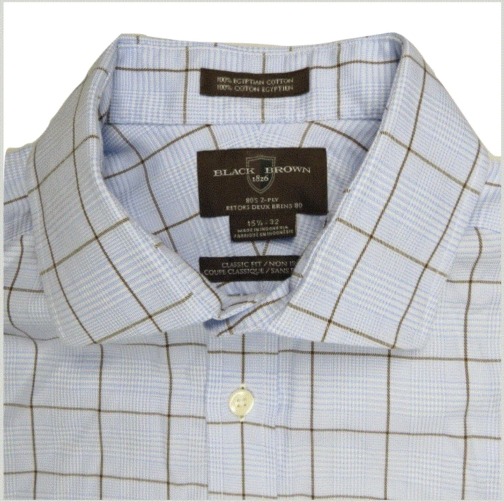 Black Brown 1826 Men's Dress Shirts for sale | eBay