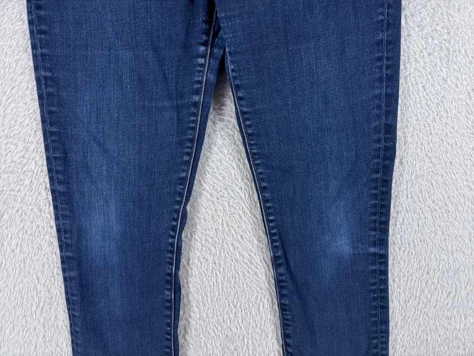 Pantalones de mezclilla Levis Premium para mujer 29 azules grandes E 711 ajustados desgastados 29x28 Foto 3 de 4