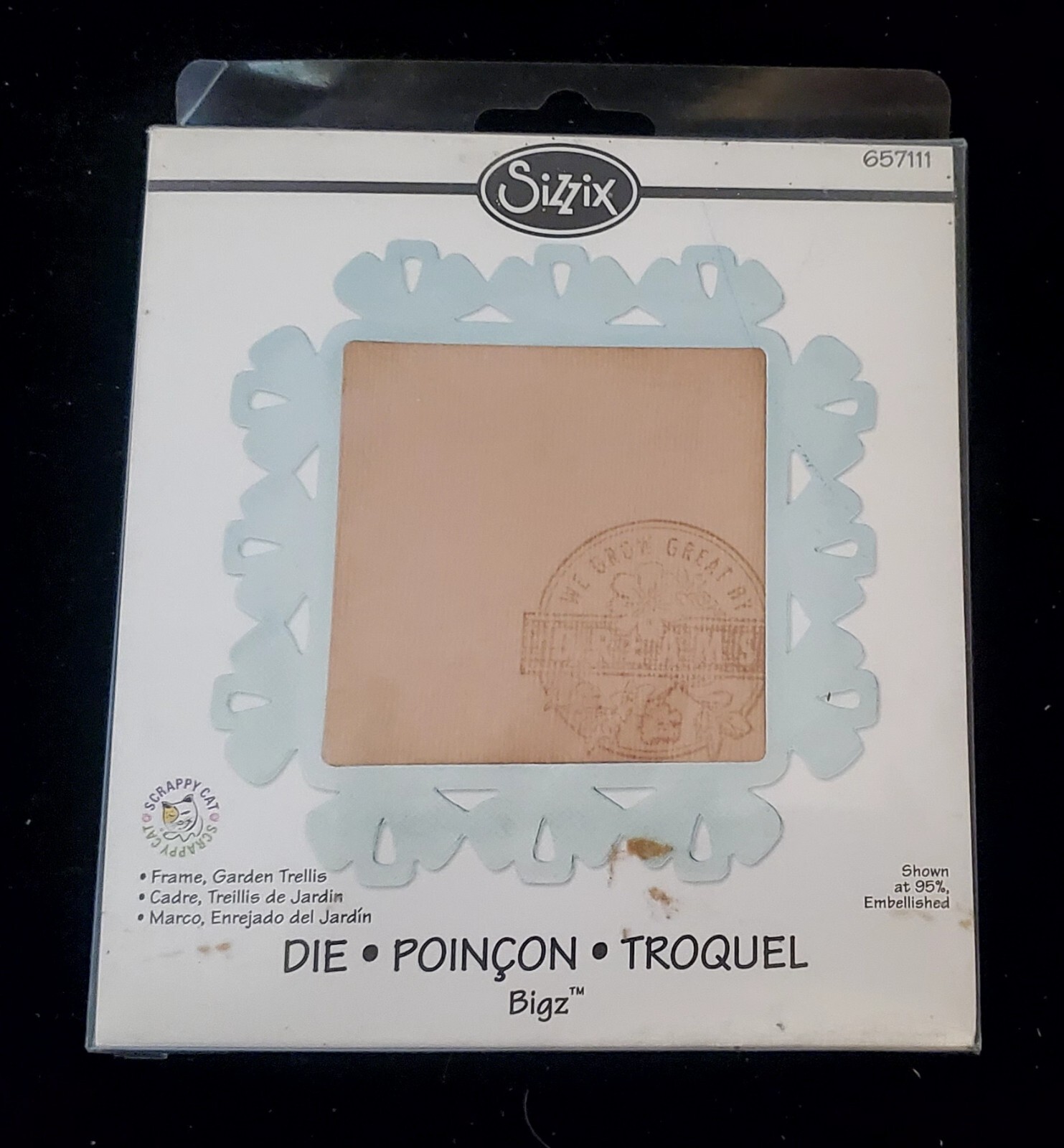 Sizzix Frame Sizzix Bigz dies Frame With Garden Trellis For Cards And Scrapbooking ...