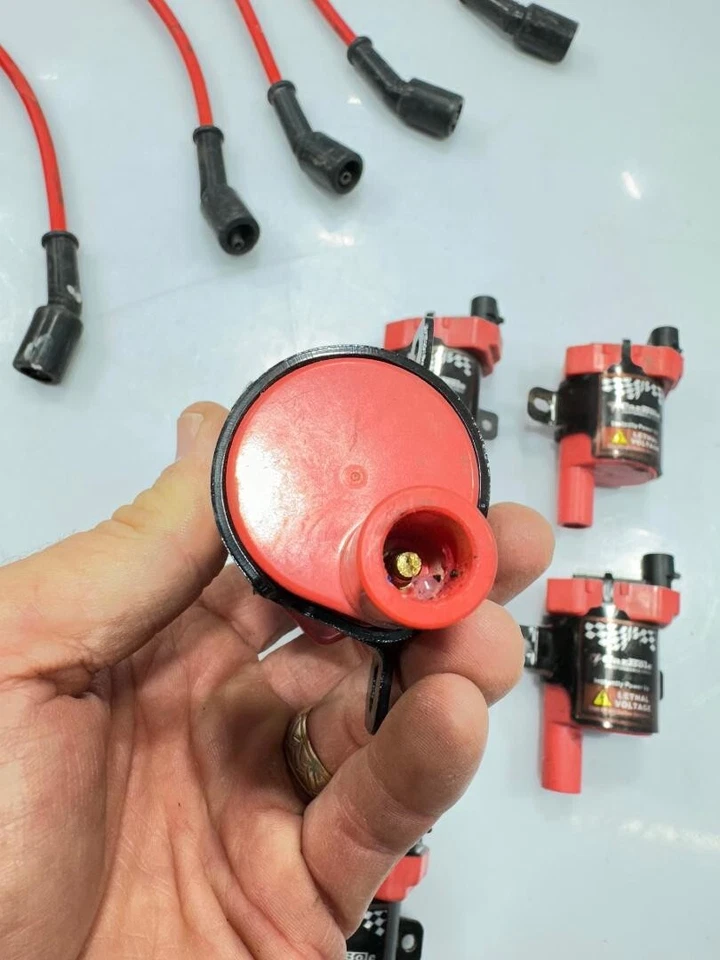 CARBOLE PERFORMANCE COILS 4.8/5.3/6.0 COILS & WIRE UNTESTED x7 COILS x8 WIRES - Image 4 of 4