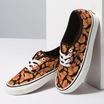 leopard vans authentic