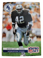 1992 NFL Pro Set #16 Ronnie Lott Los Angeles Raiders Football Card (D1