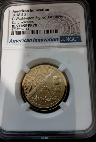 2018 S American Innovation G.Washington $1 NGC REVERSE PF70 Early Releases