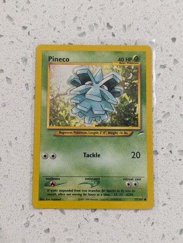 Pokémon TCG Pineco Neo Destiny 77/105 Normal Unbegrenzt Allgemein Neuwertig