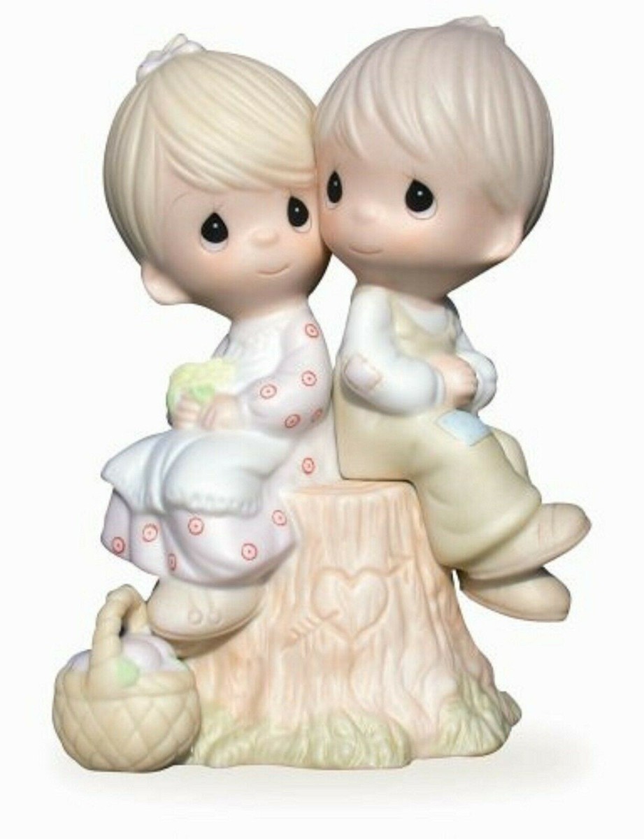 PRECIOUS MOMENTS FIGURINE - LOVE ONE ANOTHER - E-1376 | eBay