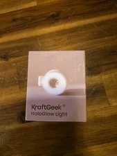 KraftGeek HaloGlow Magnetic Phone Ring Light Portable Black NEW 