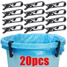 Waste Bag Holders - 20pcs Rubbish Can Clips for Trash Bags
