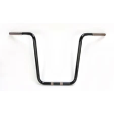 KST Kustoms High Black 1 1/4" SS Straight Jacket 14" Rise Handlebar-2211057HG