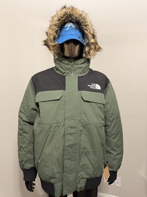 The North Face Men s Mcmurdo Bomber Jacket Thyme/TNF Black XXL