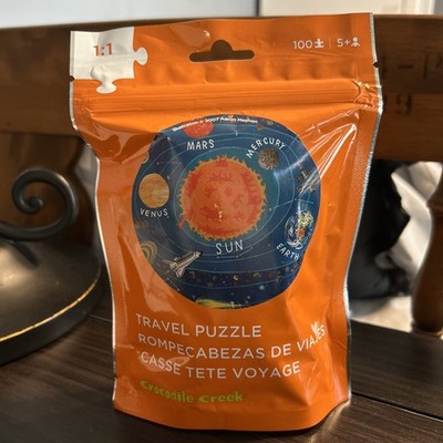 Crocodile Creek Space Travel Puzzle Sealed 100 Piece Puzzle 1:1 Piece Size