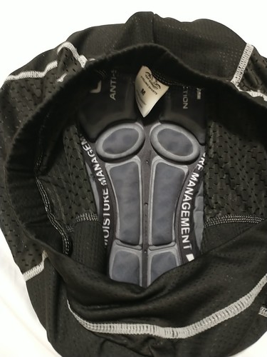 Men's Gel Anti-Shock Cycling Underwear Bike Shorts Breathable Mesh Black Size M - Picture 5 of 13