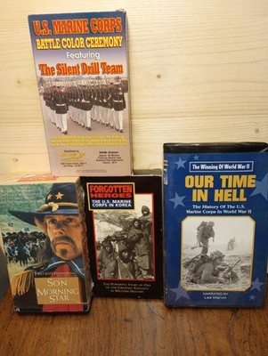 Lot Of 5 Mixed VHS Tapes No Mold Previously Viewed Films Many More Lots In Store