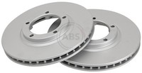 2X A.B.S. Bremsscheibe 17035 FüR Porter Starex A1 Hyundai Bus 4WD Crdi Tci