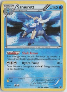 Samurott BW22 Black & White Promo Holo