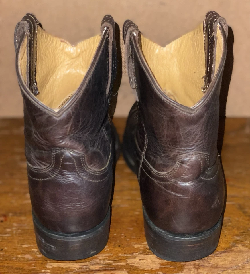 Steve Madden Autry Talla 7 Mujer Cuero Marrón Vaquero Botas Occidentales Hechas en México Foto 4 de 4