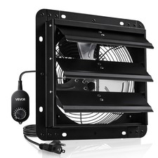 VEVOR 10 in Shutter Exhaust Fan with Speed Controller Wall Mount for Shed