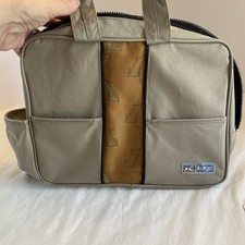 Kurgo Dog Travel Bag Tan Beige Dog Pattern 13 x10
