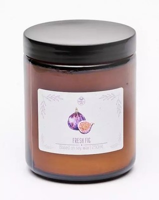 5906492907290 Świeczka zapachowa Fresh Fig 250ml Smell Me