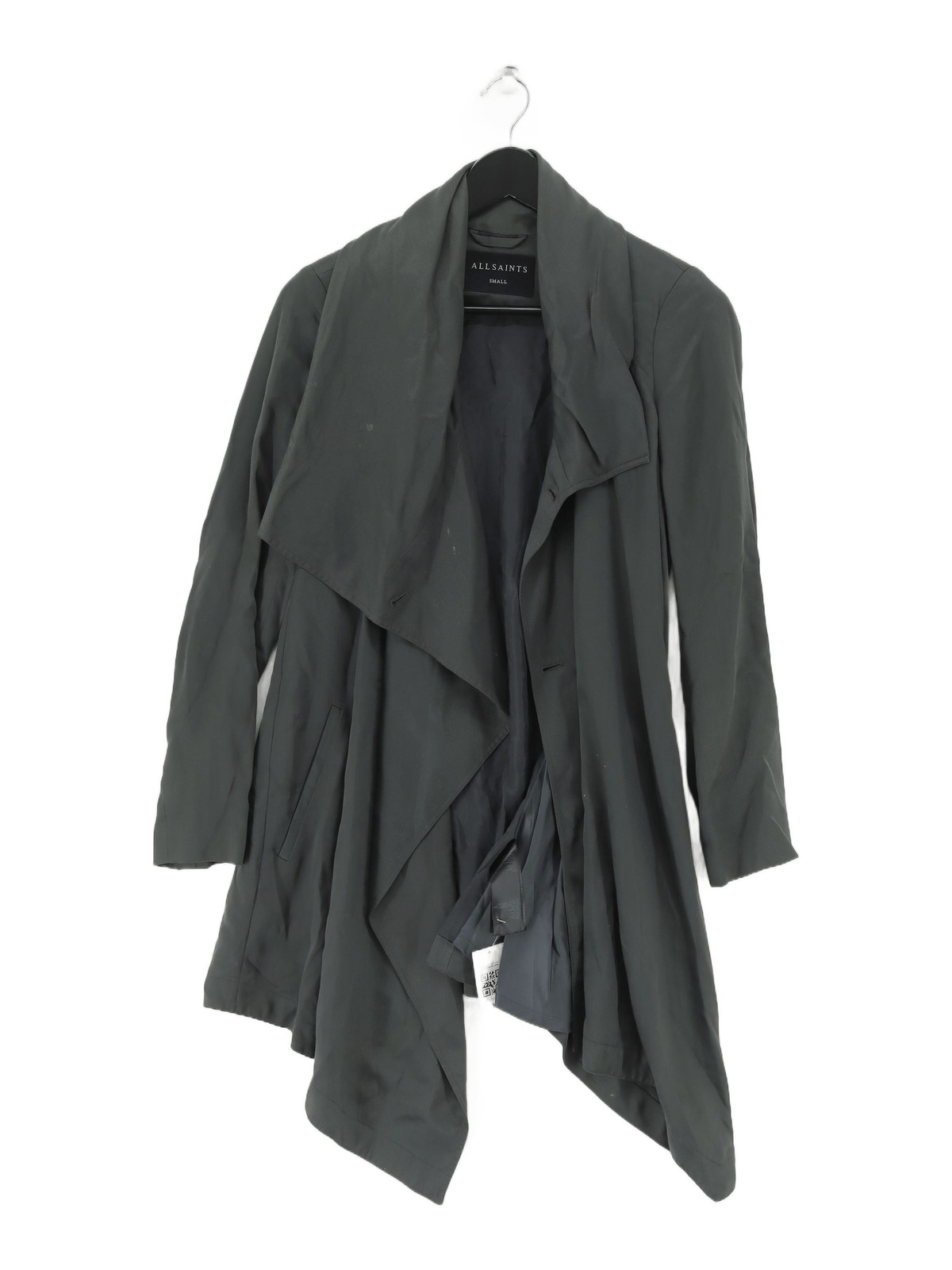 ALTRA Cappotto donna AllSaints S verde lyocell modal con altro soprabito poliestere