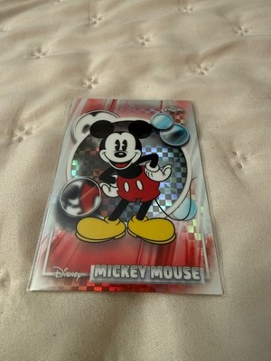 2026 Topps Chrome Disney Mickey Mouse X-Fractor #50 & Friends