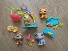 LPS Littlest Pet Shop  In The Jungle Set Cat Tiger #1451 Hippo Monkey Cockatoo