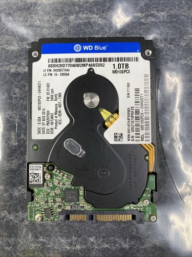 Western Digital WD Blue Slim 2.5" 1TB WD10SPCX-24HWST1 Internal Hard Drive - Picture 2 of 2