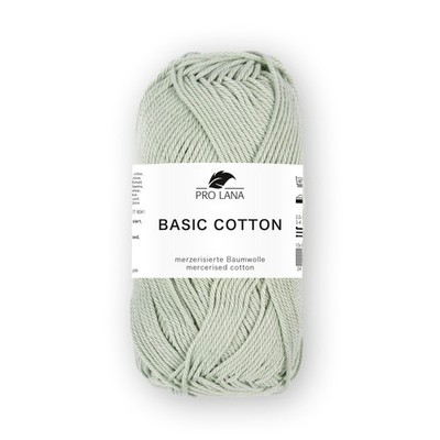 BASIC COTTON von PRO LANA - RESEDA (273) - 50 g / ca. 125 m Wolle