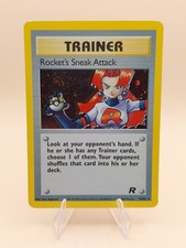 Rocket's Sneak Attack Holo Rare Team Rocket No. 16/82 Pokemon Card 1999 on eBay